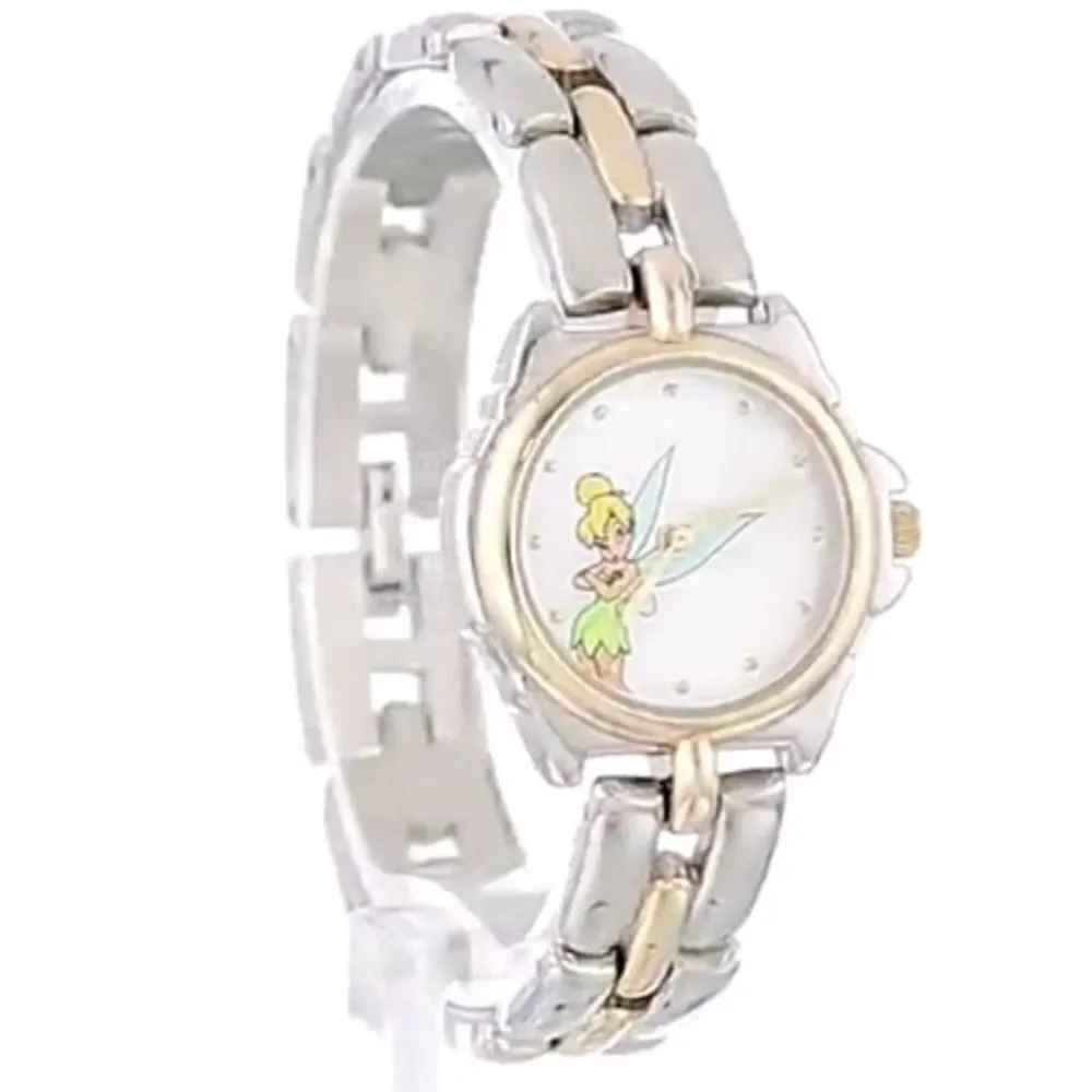 Silver and Yellow Gold Two Tone Women’s Disney Peter Pan's Tinkerbell Watch